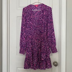 LP wrap ruffle dress